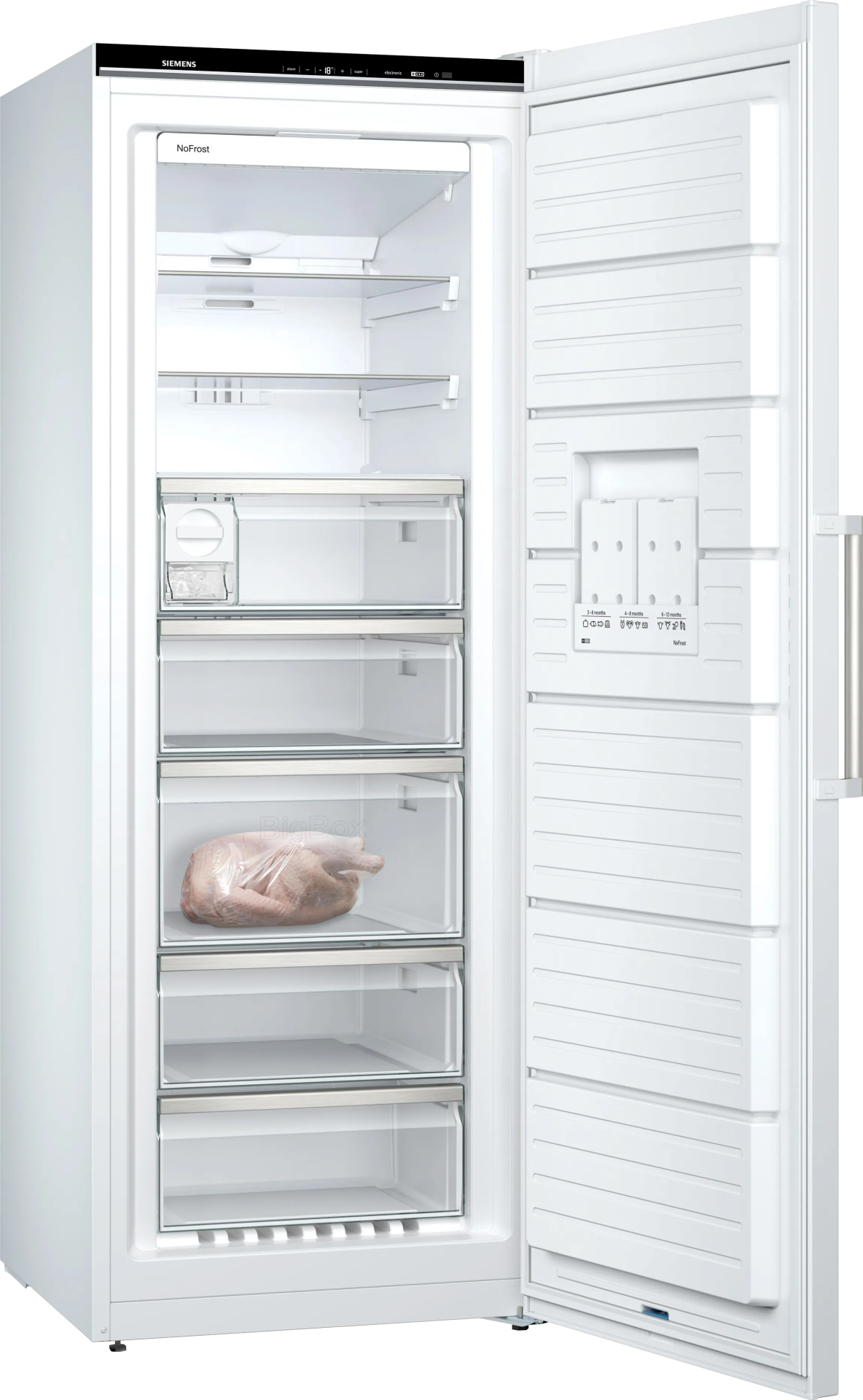 SIEMENS iQ500 vrijstaande vriezer - 191cm - GS58NAWCP