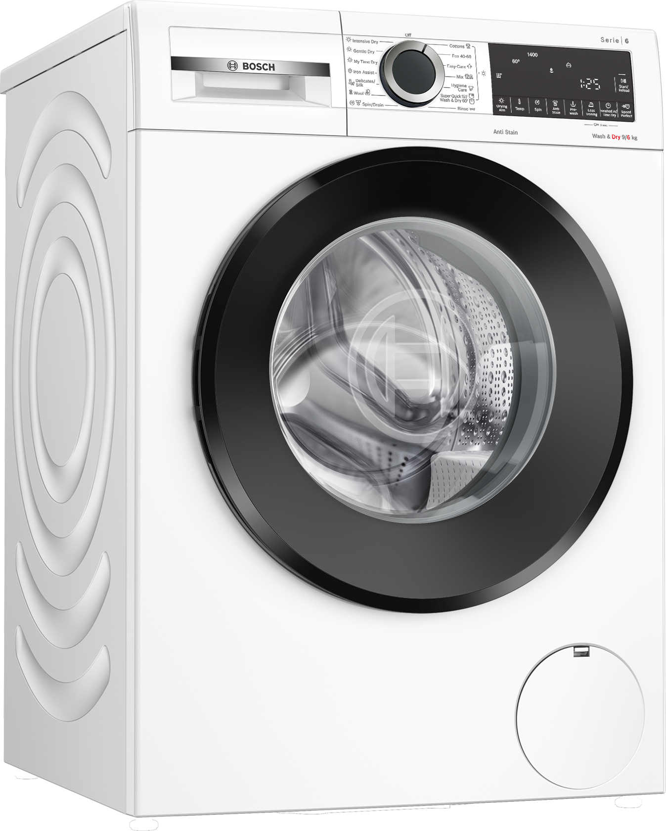 BOSCH SERIE 6 Was-droogcombinatie 6 kg - WNG24401BY