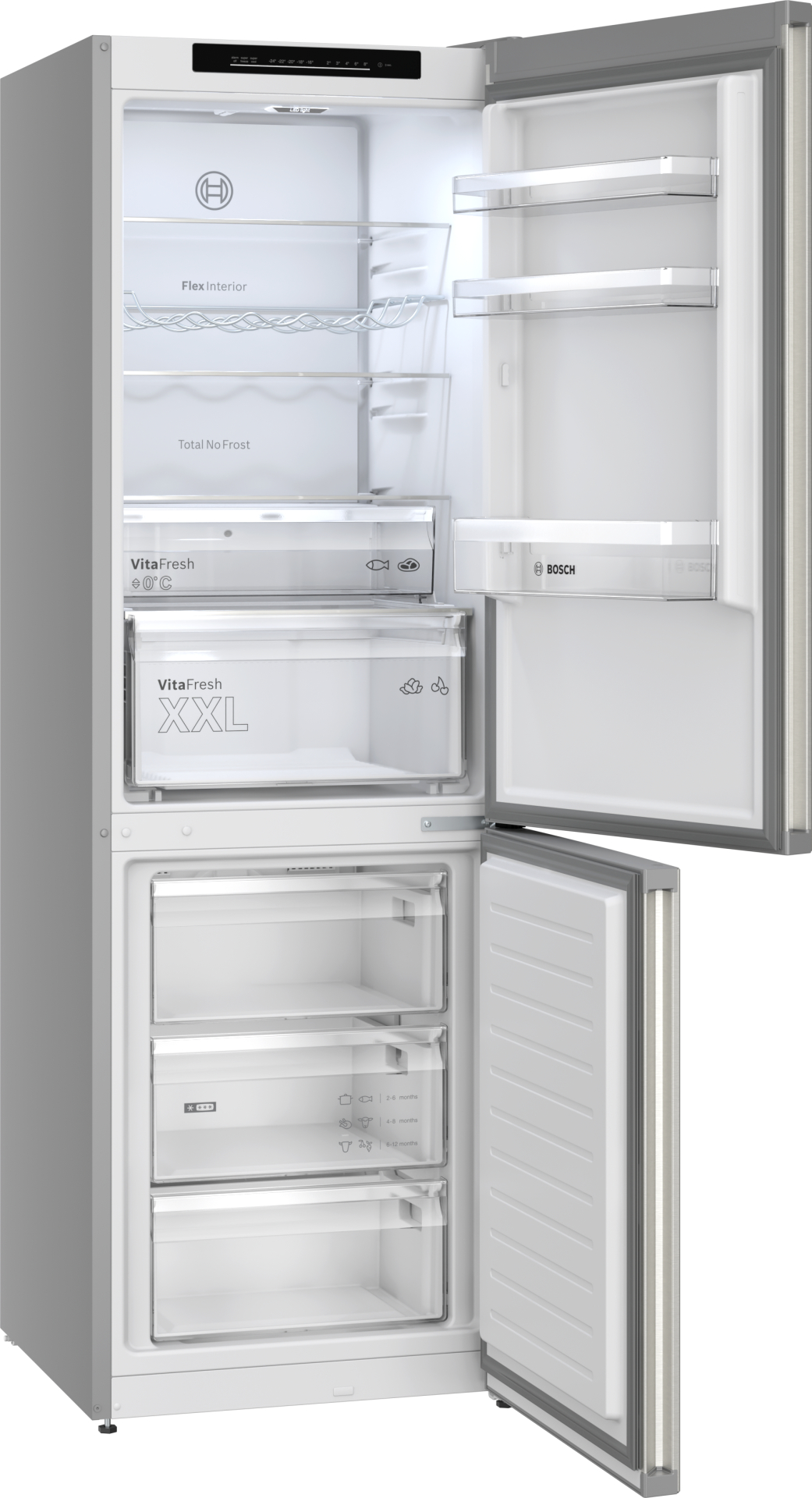 BOSCH SERIE 4 vrijstaande koel-/vriescombinatie - 186cm - KGN362IBF