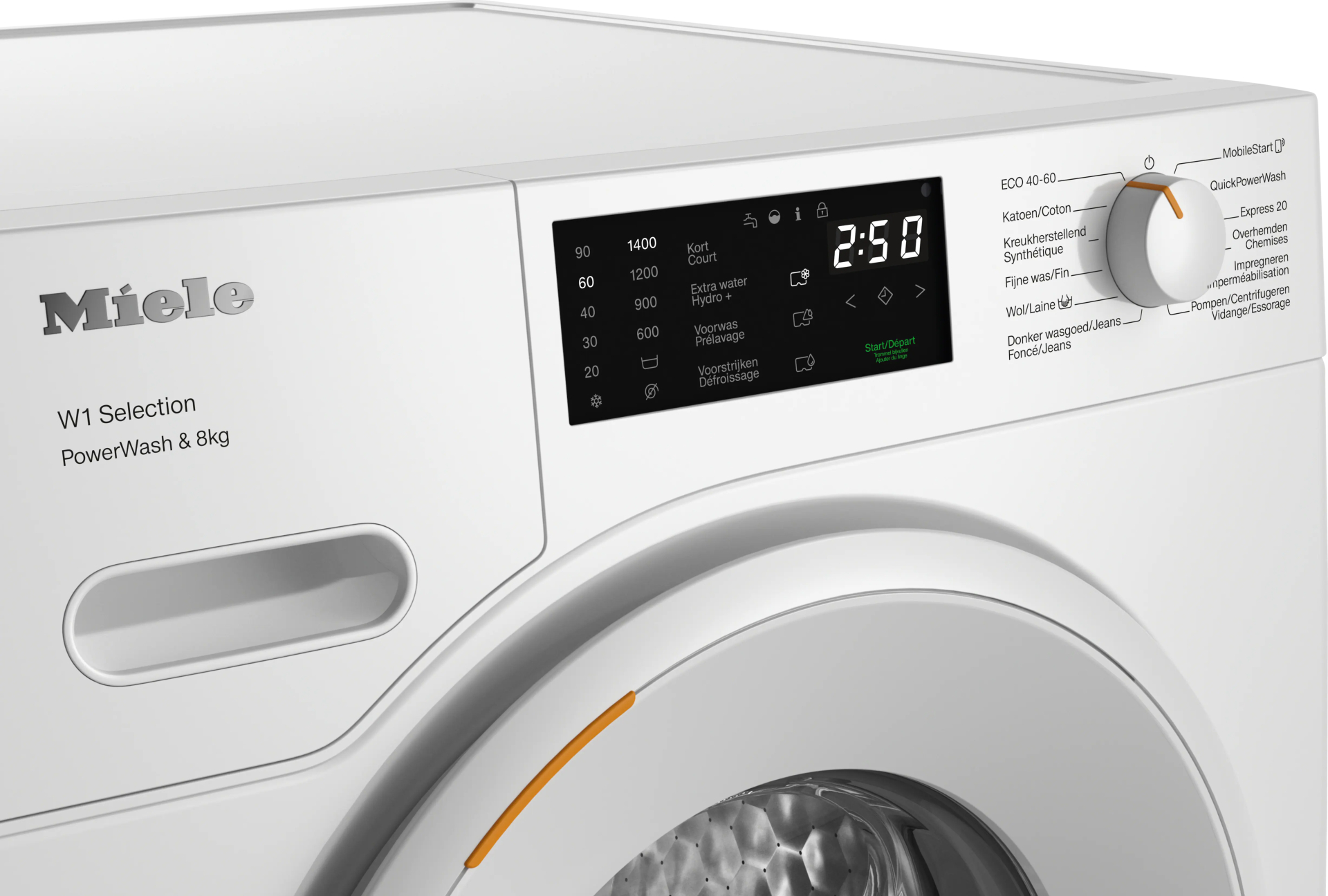MIELE SELECTION WHITE EDITION Wasmachine 8 kg - WSB363WCS