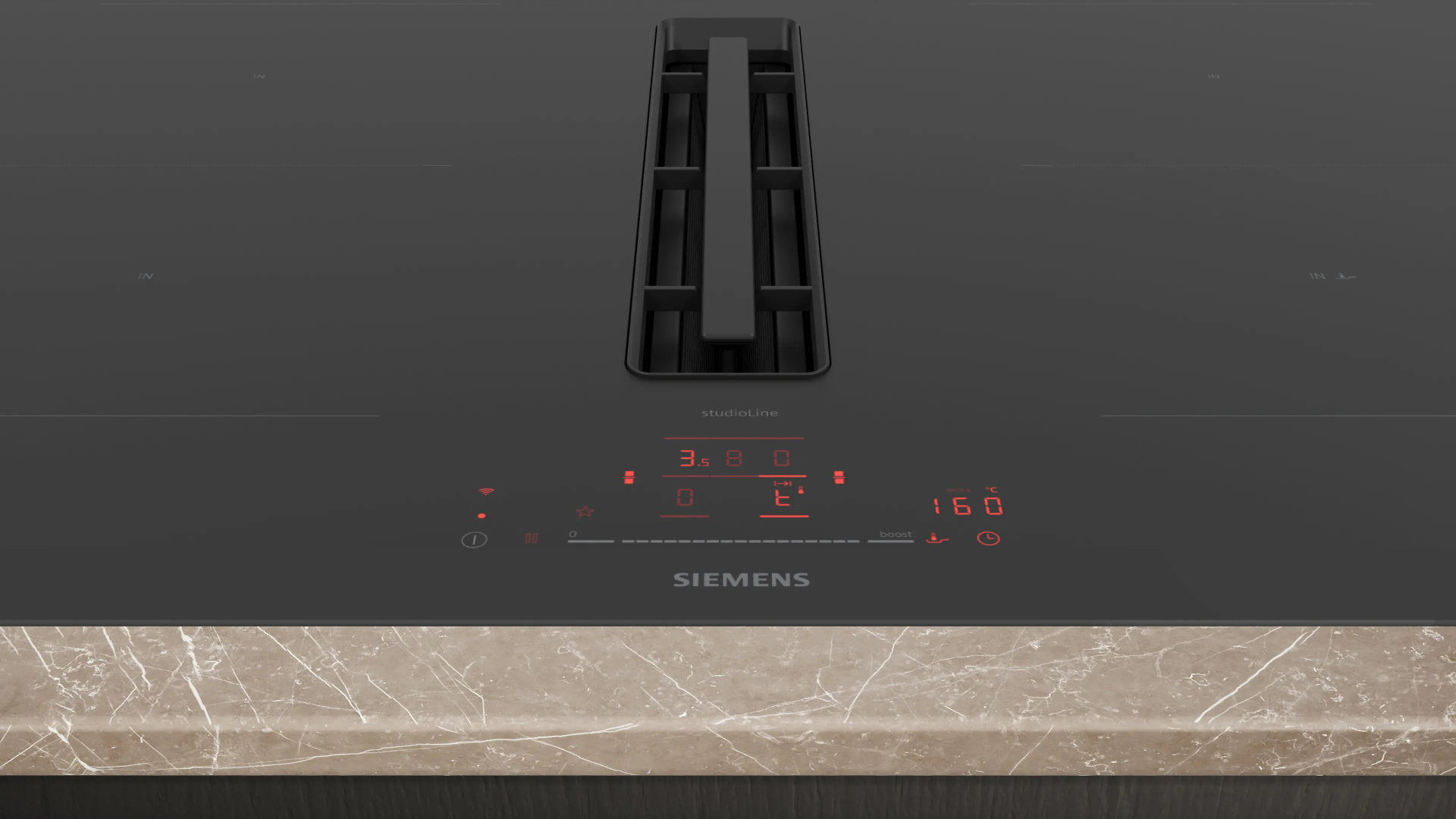 SIEMENS IQ500 kookplaat met afzuiging - 80cm - ED877HQ26E
