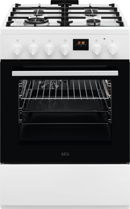 AEG fornuis met gaskookplaat - 60cm - CKB64413BW