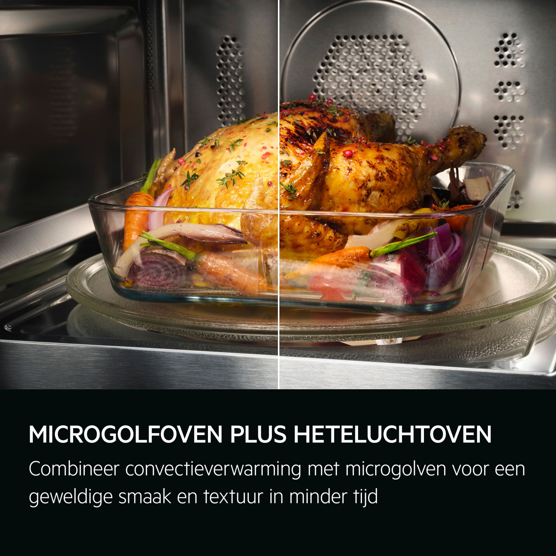AEG 5000 microgolfoven - combi - 38cm - NMS5C25TB