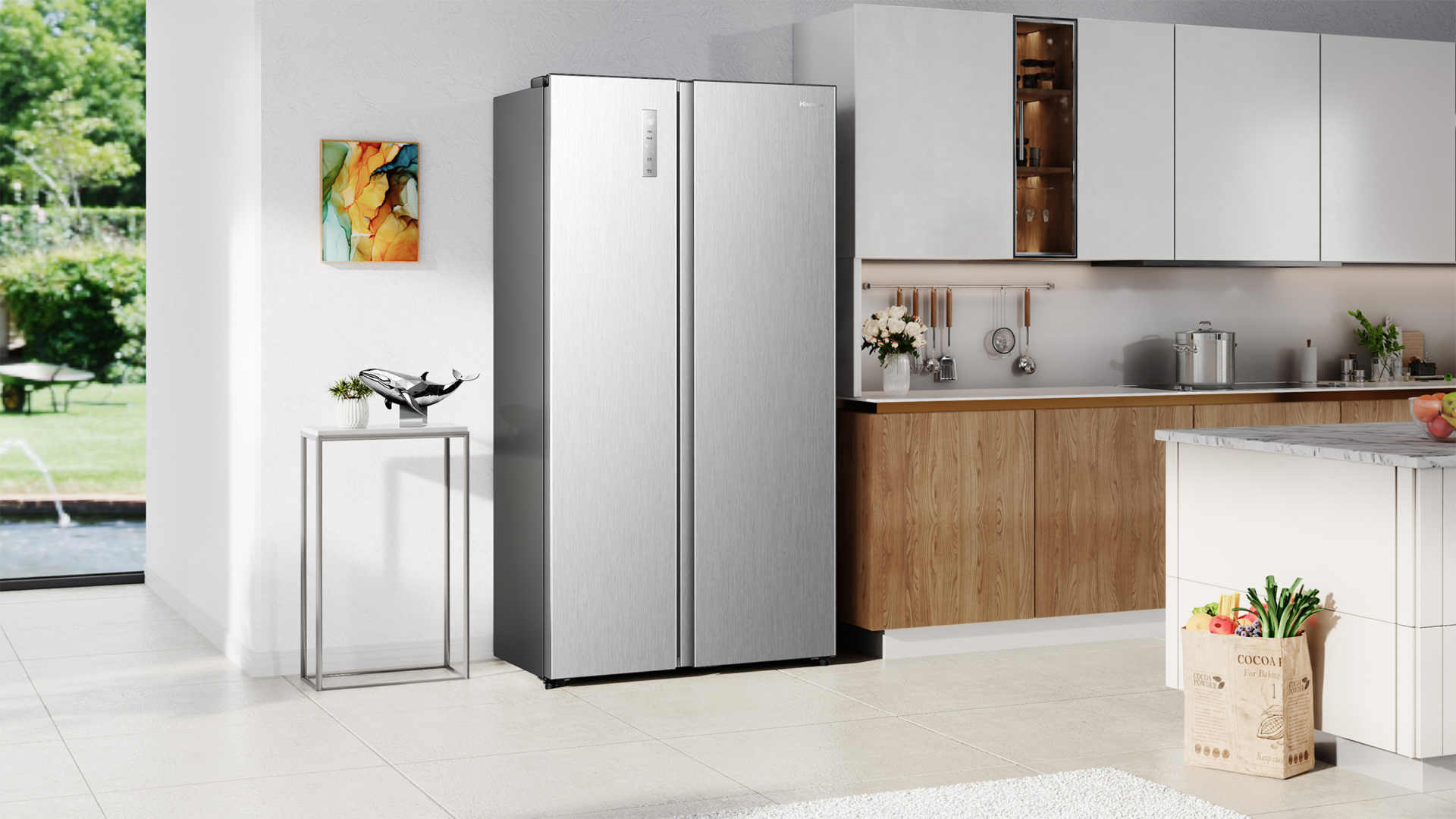 HISENSE side-by-side - 178cm - RS3P558NEID