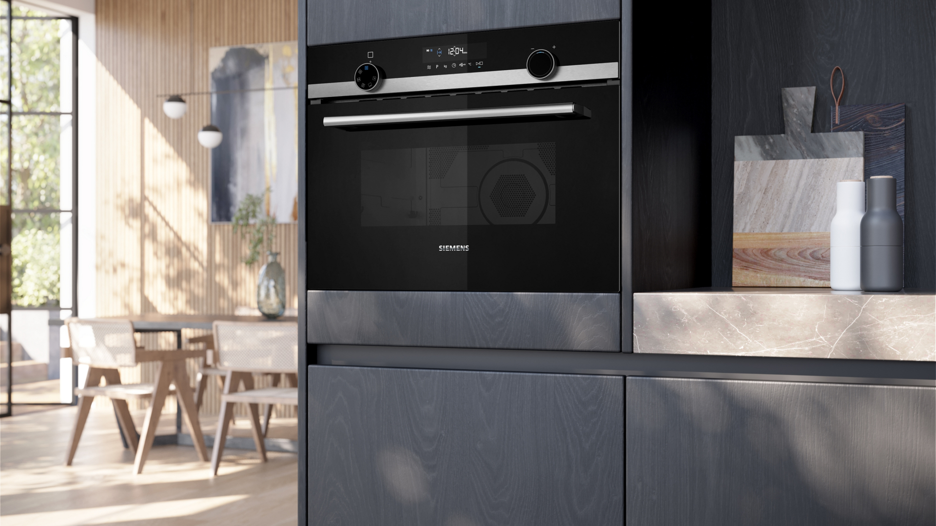 SIEMENS IQ500 microgolfoven - combi - 45cm - CM585AGS1