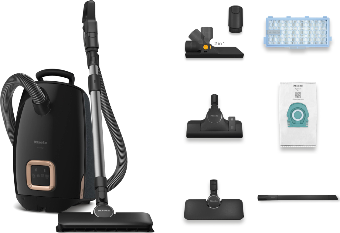 MIELE GUARD stofzuiger met zak - GUARDL1ALLFLOORFLEXOBSIDIANBLACCE