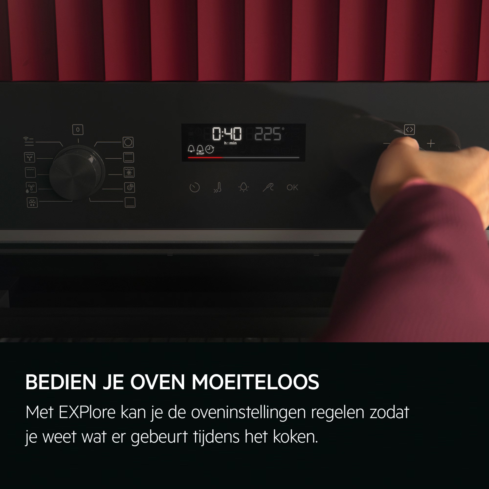 AEG 5000 multifunctionele oven met microgolfoven - 45cm - OO5NK40K