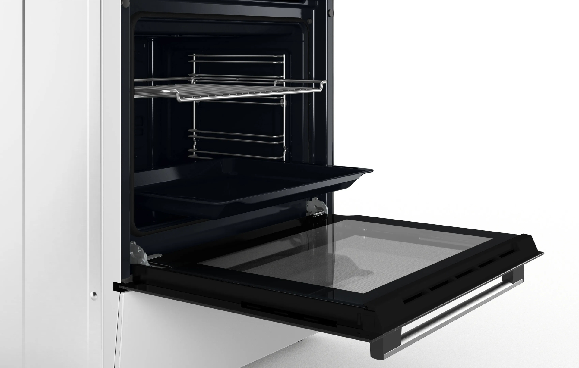 BOSCH SERIE 4 fornuis met inductie kookplaat - 60cm - HLR390020