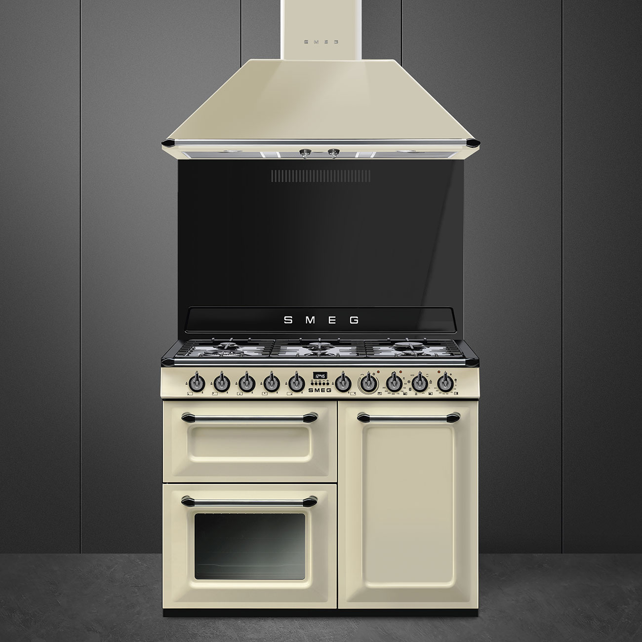 SMEG fornuis met gaskookplaat - 100cm - TR103P