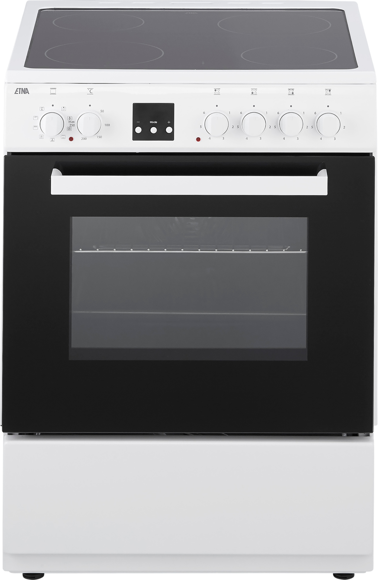 ETNA fornuis met keramische kookplaat - 60cm - FKV761WIT