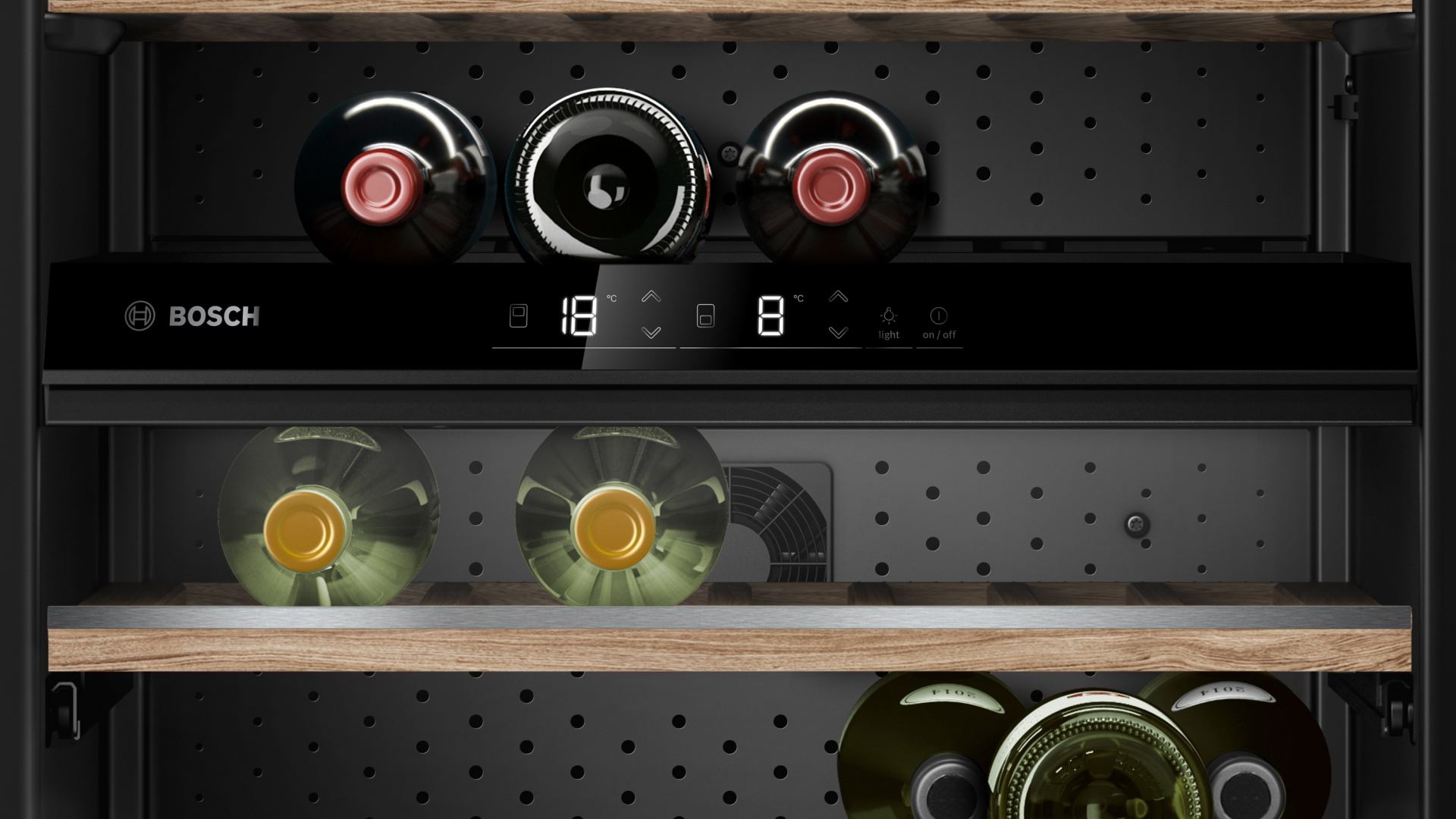 BOSCH SERIE 6 Vrijstaande wijnklimaatkast - KWK16ABGB