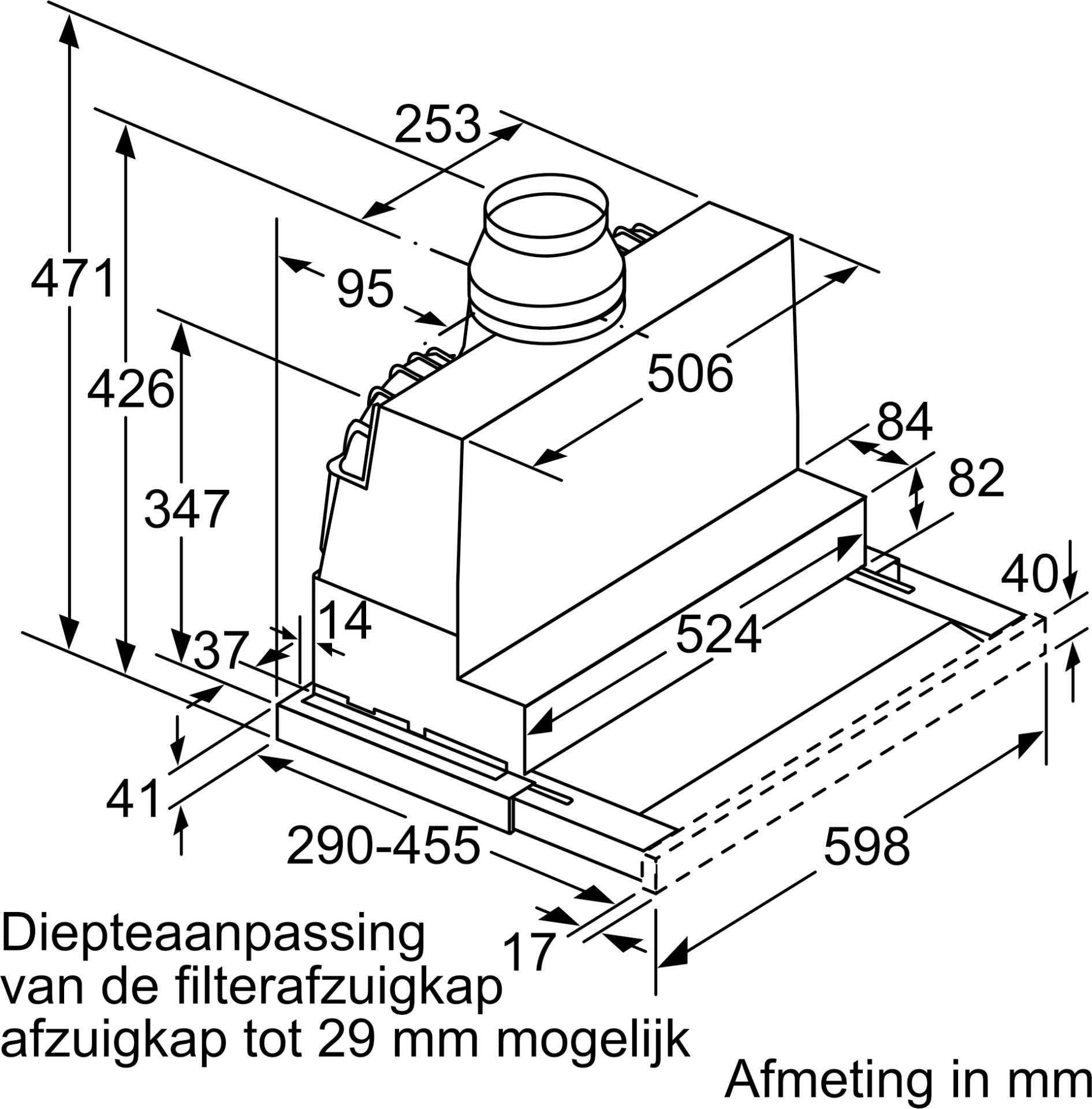 SIEMENS IQ300 telescopische dampkap - 60cm - LI67SB531S