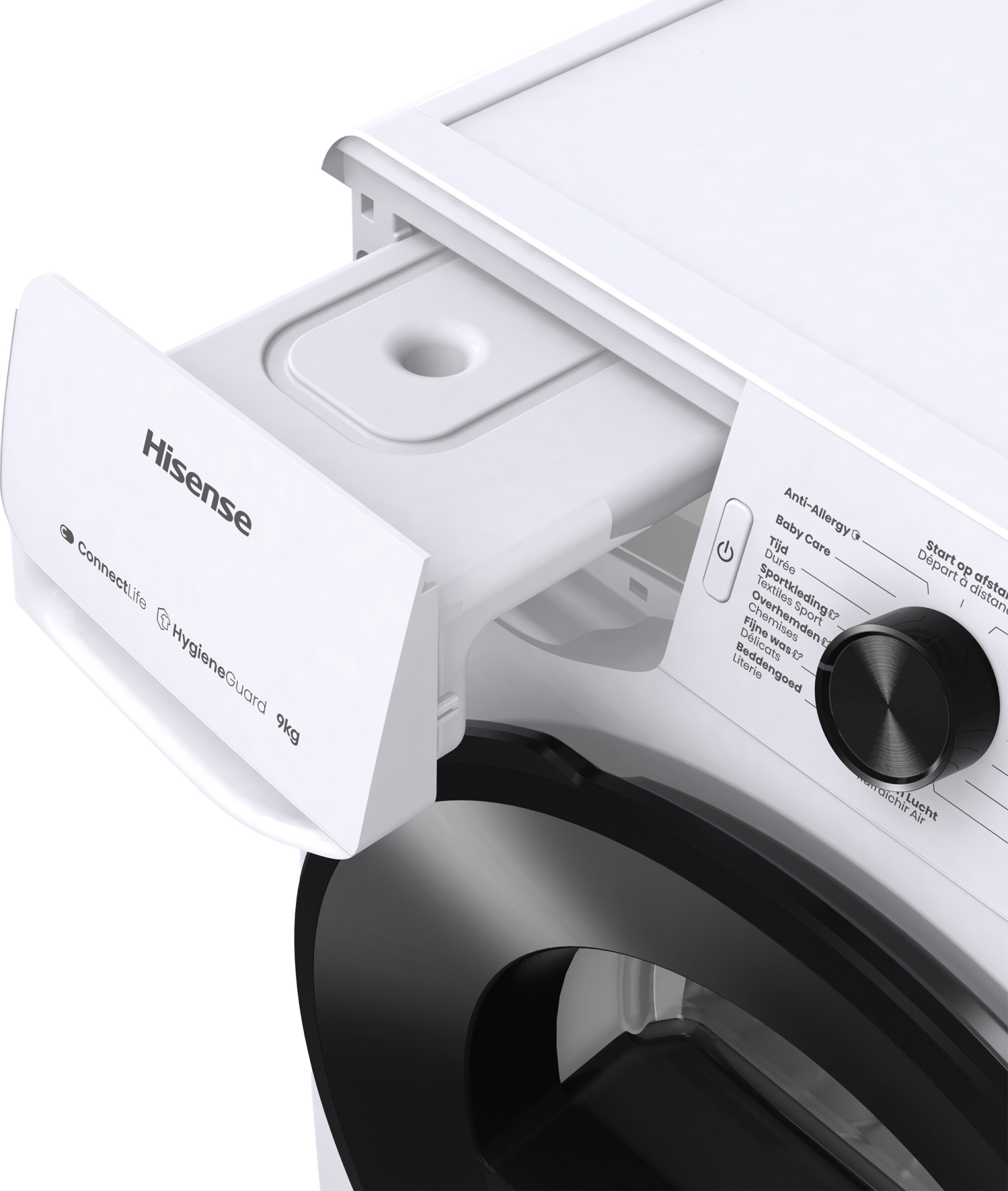 HISENSE droogkast - warmtepomp - DH3V903UW/BLX
