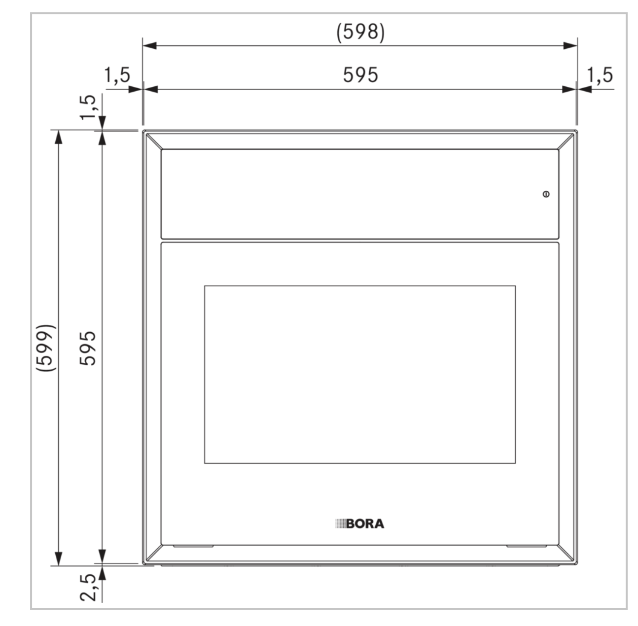 BORA multifunctionele oven met stoom - 60cm - XBO
