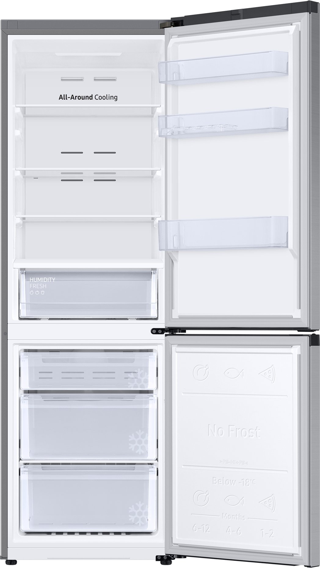 SAMSUNG vrijstaande koel-/vriescombinatie - 185cm - RB34C600CSA/EF