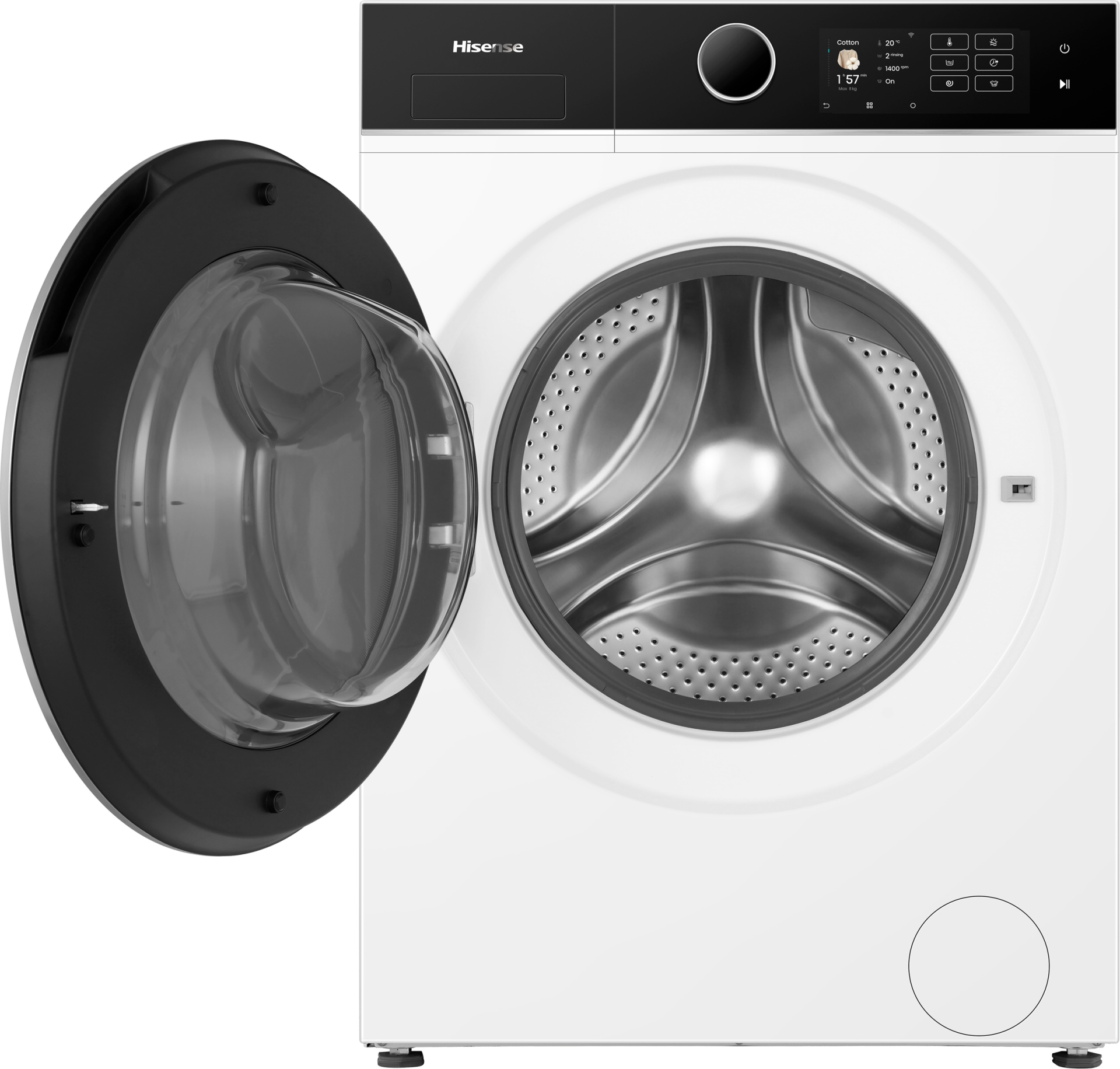 HISENSE was- droogcombinatie - WD5I8043BWF