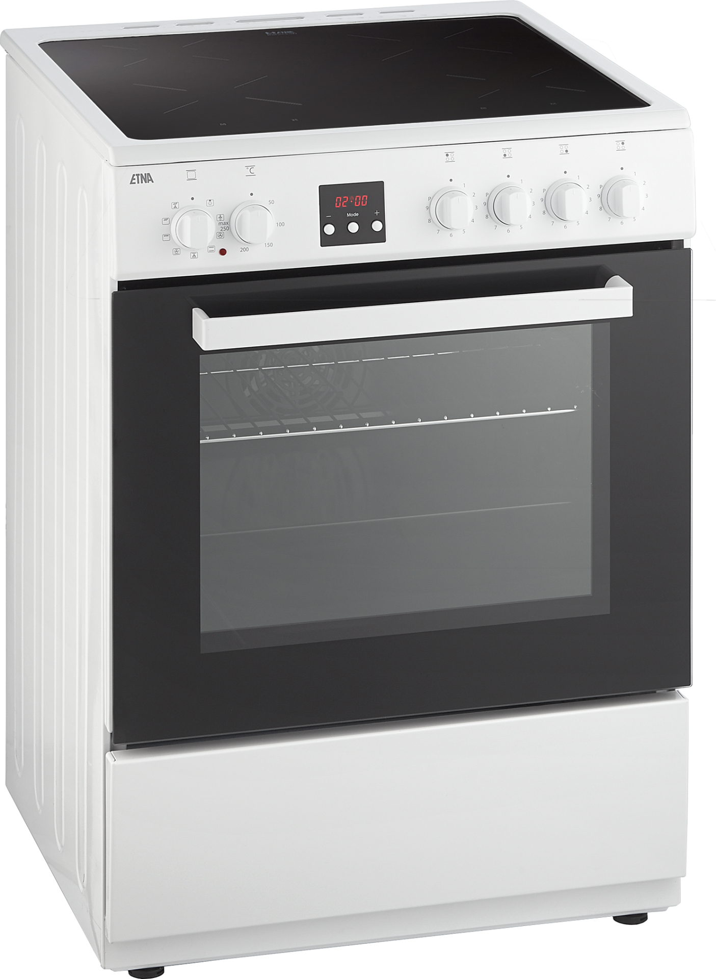 ETNA fornuis met inductie kookplaat - 60cm - FIV760WIT