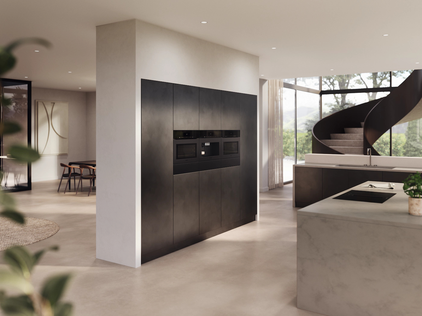 MIELE ARTLINE multifunctionele oven met microgolfoven - 45cm - H7840BMX125GALAEDITIONOBSW/MATT