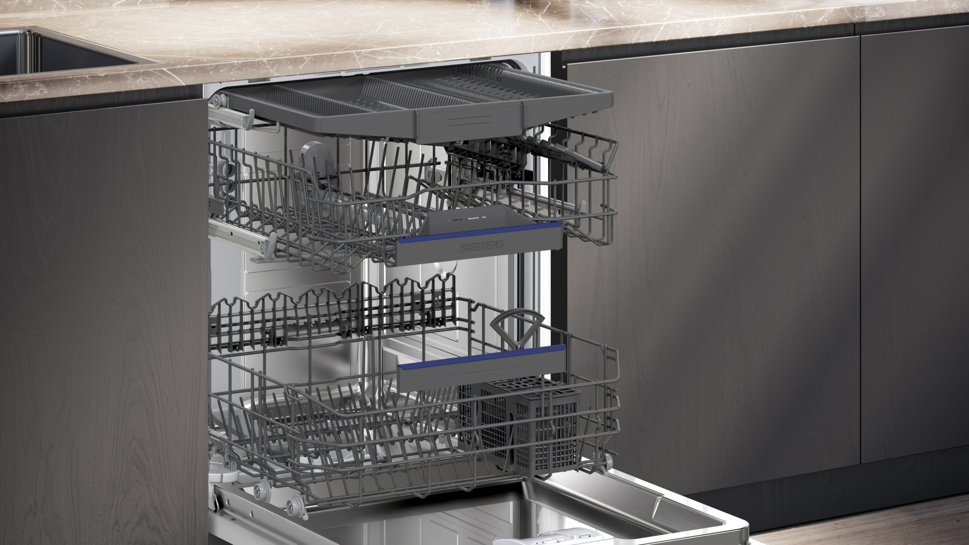 SIEMENS iQ500 vaatwasser onderbouw - SN15ES06CS