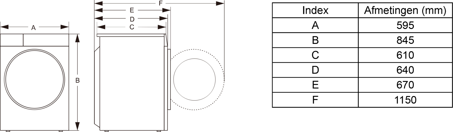 HISENSE droogkast - DH3S902BB3