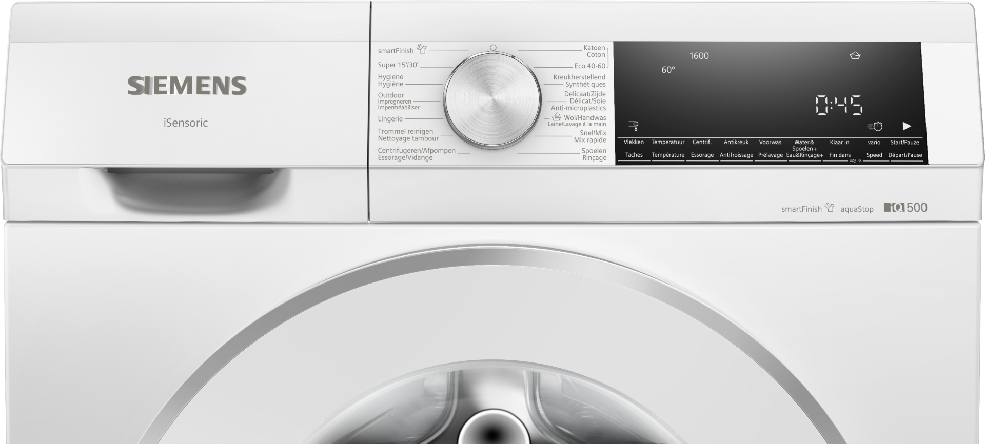 SIEMENS IQ500 Wasmachine 9 kg - WG46G2ZSFG