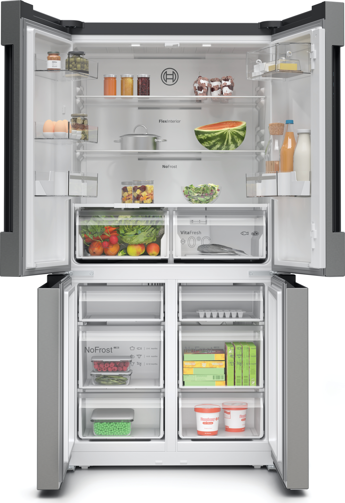BOSCH SERIE 4 side-by-side - 183cm - KFN96VPEA