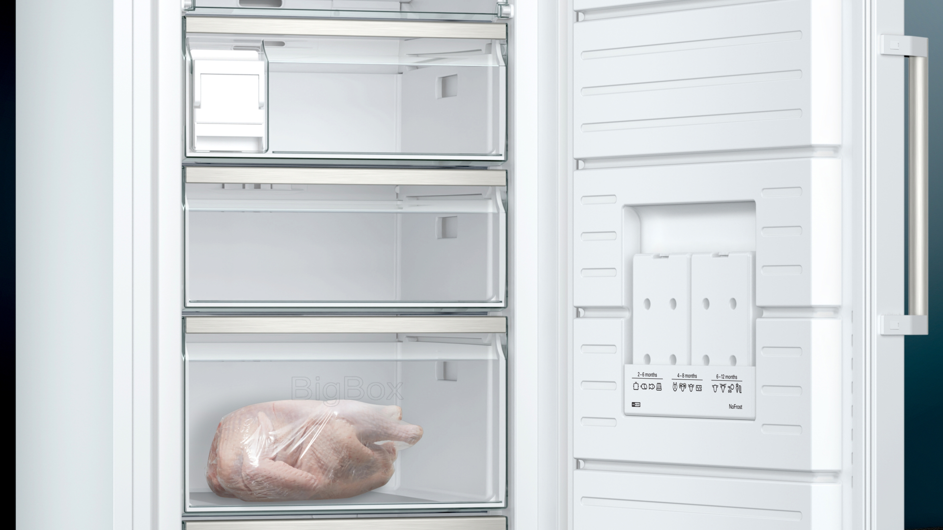 SIEMENS IQ500 vrijstaande vriezer - 161cm - GS51NDWCV