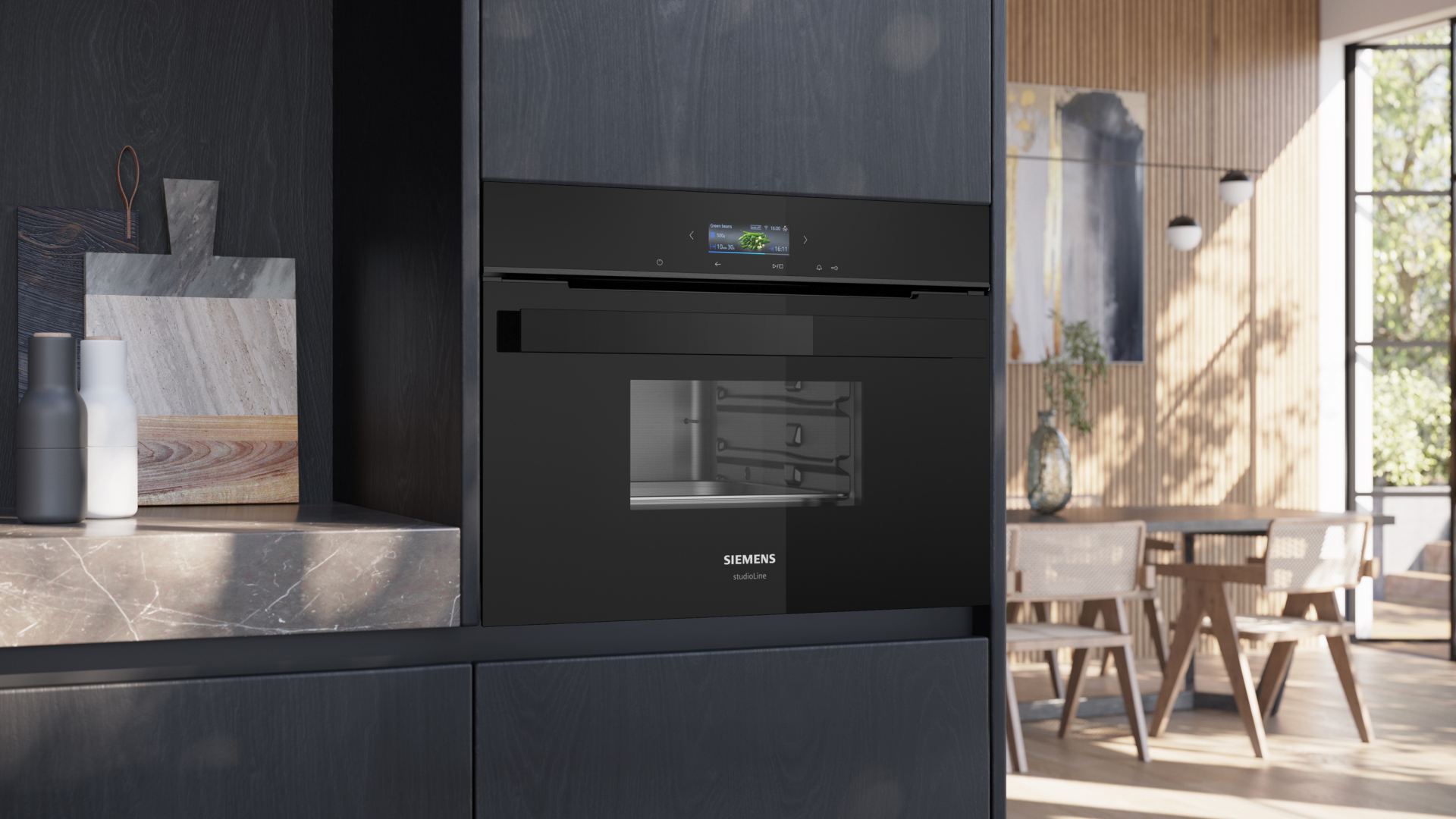 SIEMENS IQ700 stoomoven - 45cm - CD914GXB1