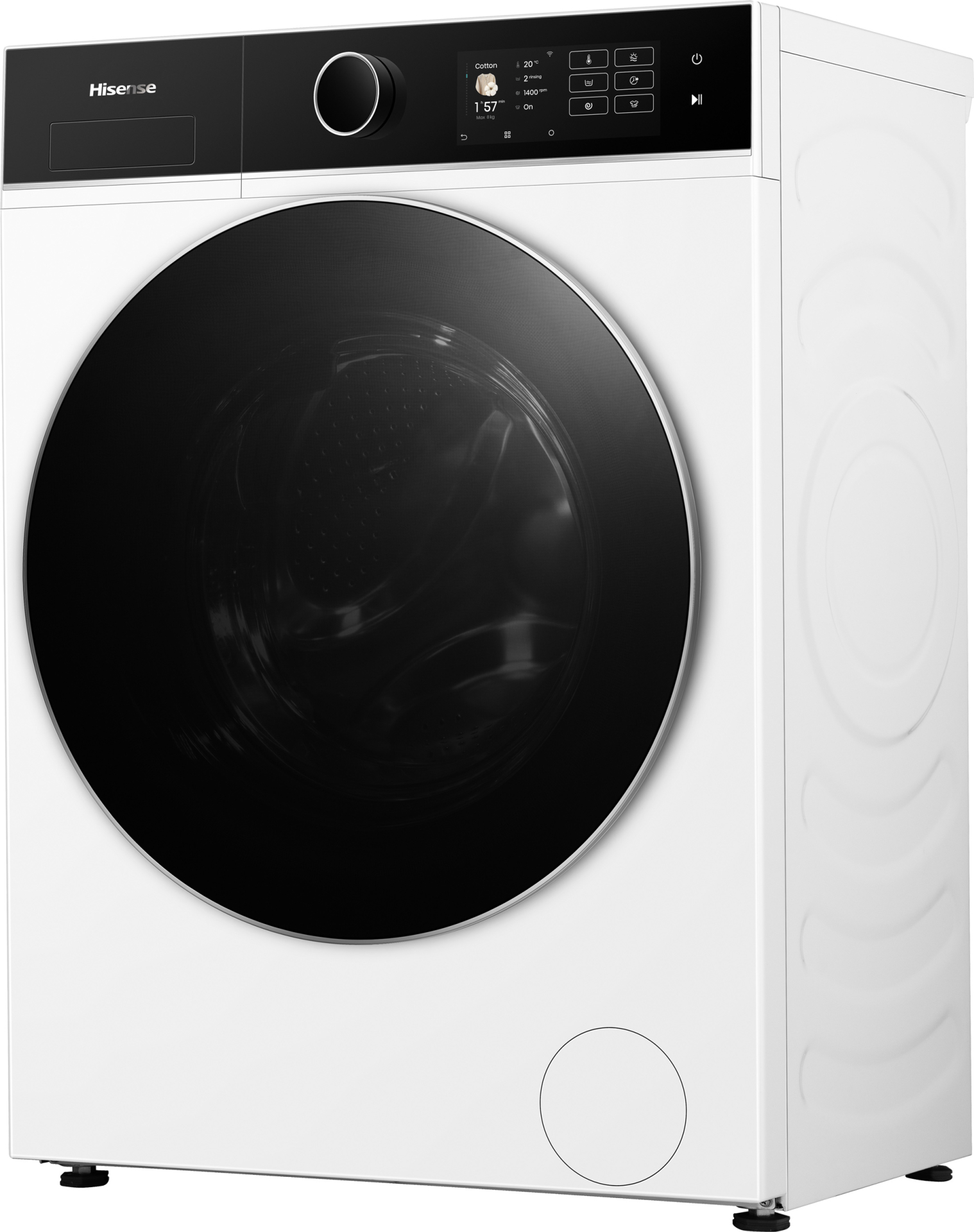 HISENSE was- droogcombinatie - WD5I8043BWF