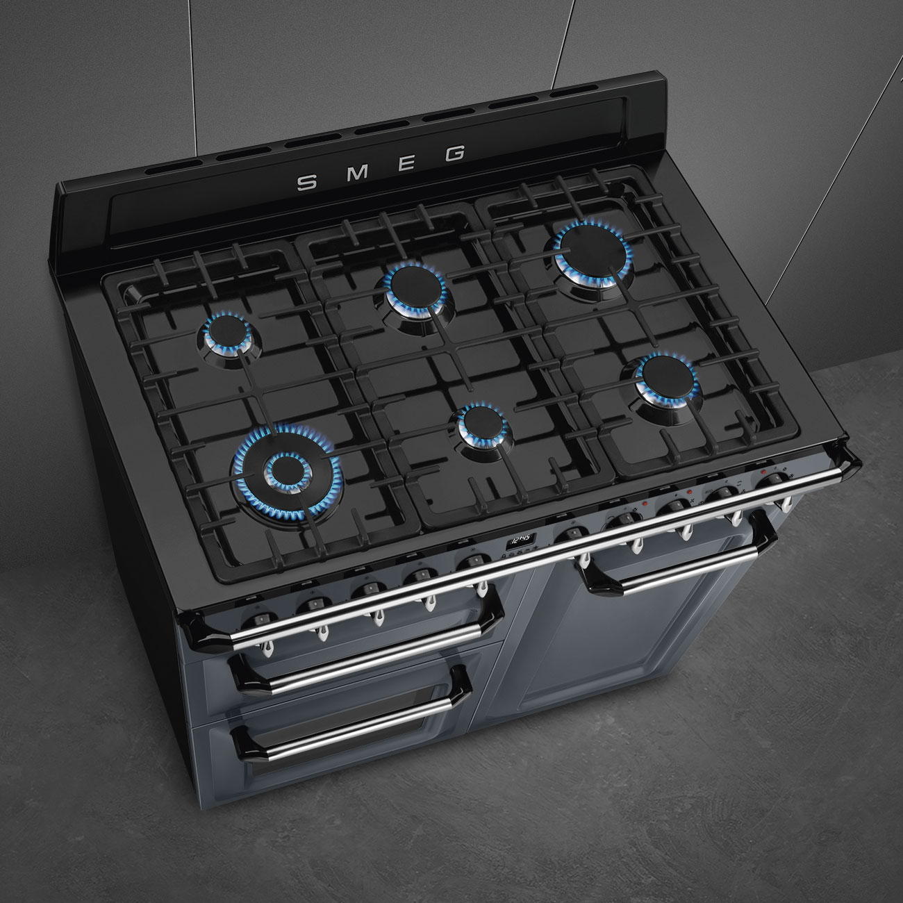 SMEG fornuis met gaskookplaat - 100cm - TR103GR