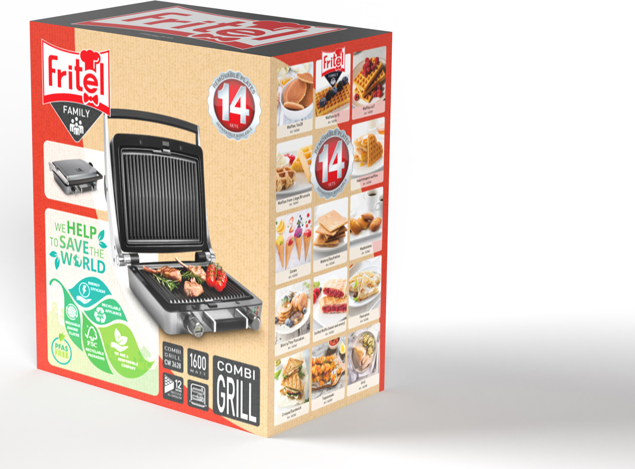 FRITEL multifunctionele grill - 142645
