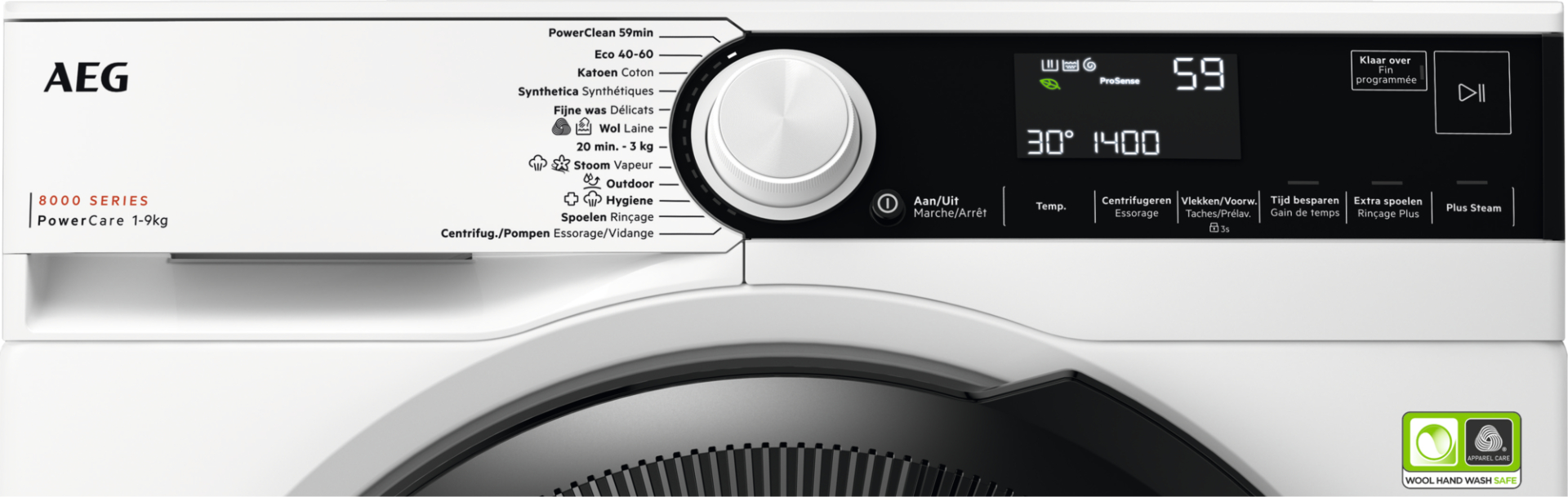 AEG 8000 wasmachine - LR85R944