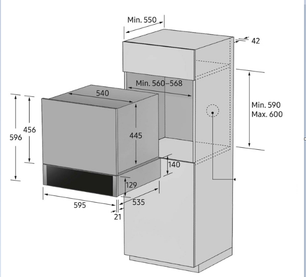 SAMSUNG warmhoudlade - NL20T8100WK