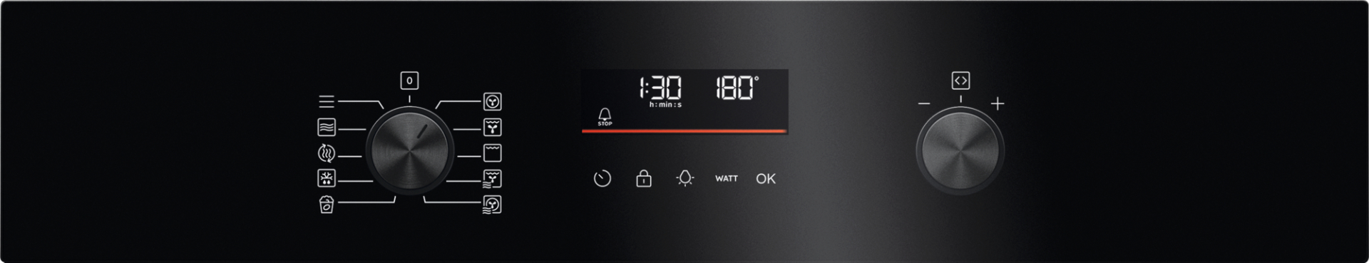 AEG 5000 multifunctionele oven met microgolfoven - 45cm - NKO5N40K