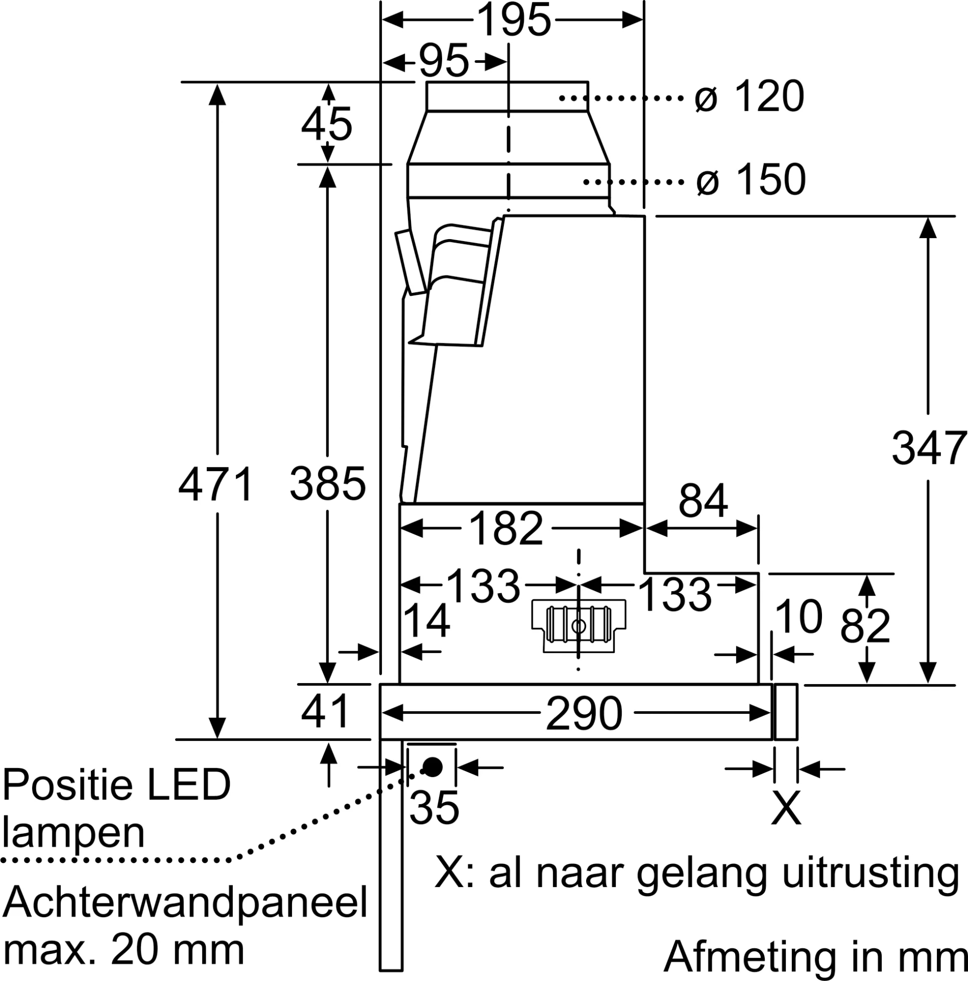 SIEMENS IQ300 telescopische dampkap - 60cm - LI67SB531S