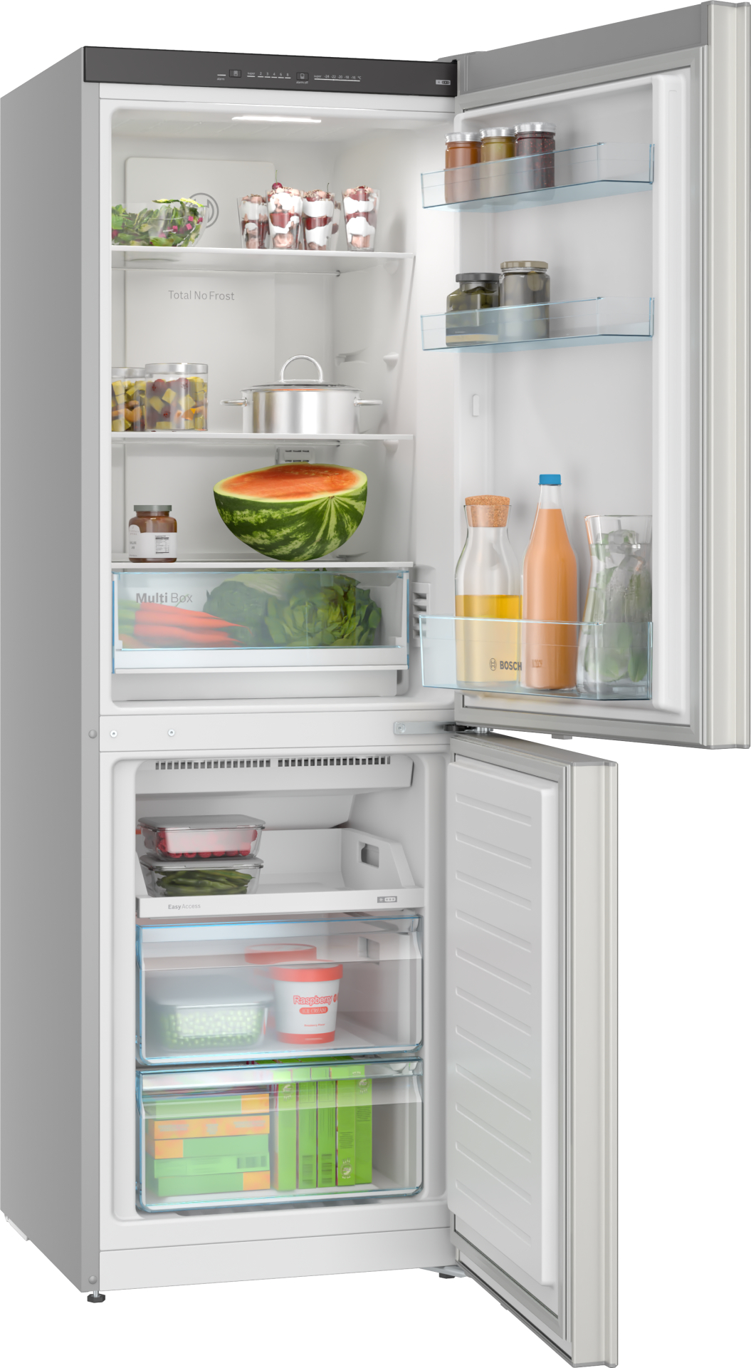 BOSCH Series 4 vrijstaande koel-/vriescombinatie - 175cm - KGN33NSDB