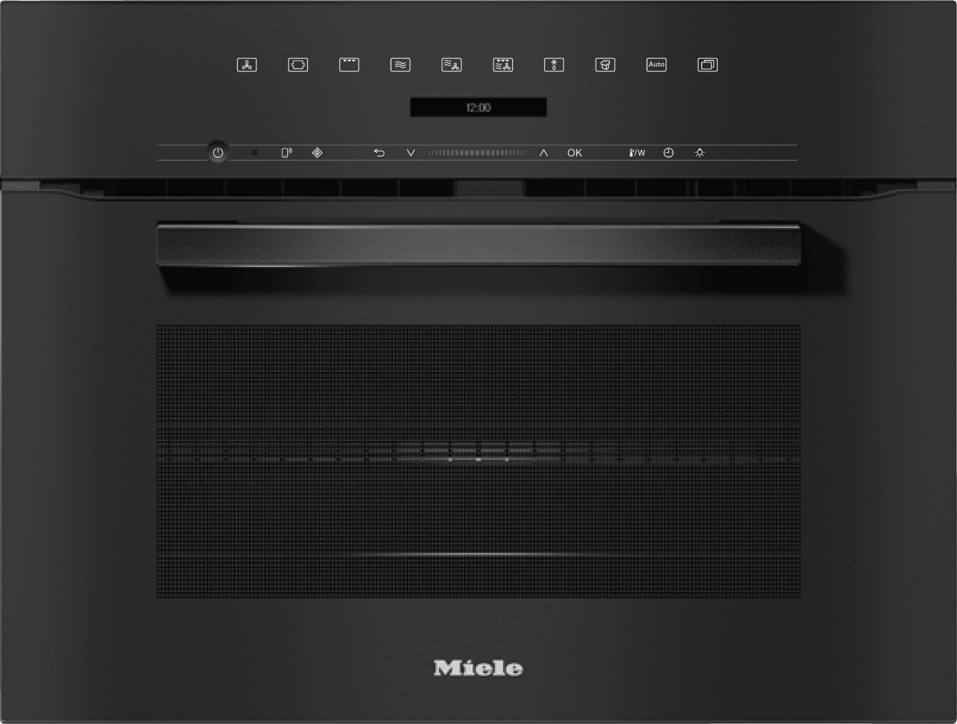 MIELE VITROLINE multifunctionele oven met microgolfoven - 45cm - H7240BMOBSW