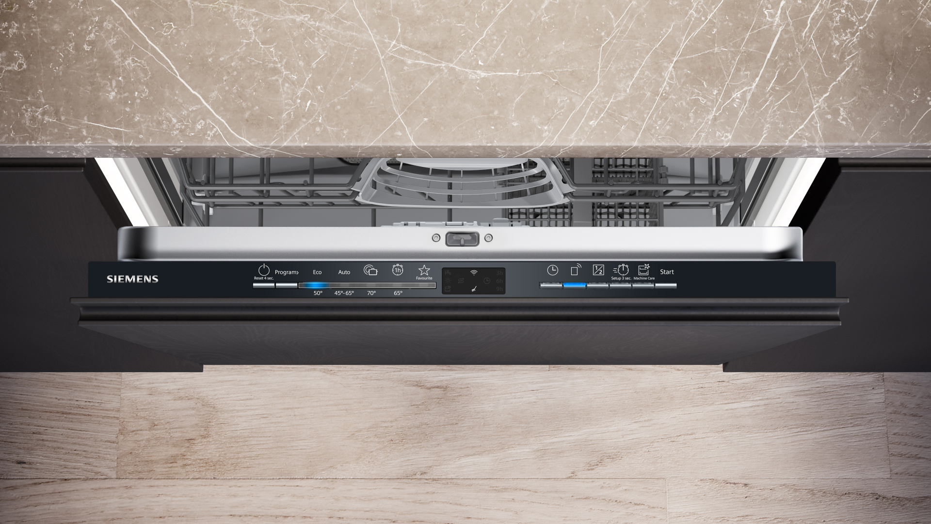 SIEMENS IQ100 vaatwasser volledig integreerbaar - SX61IX13TE