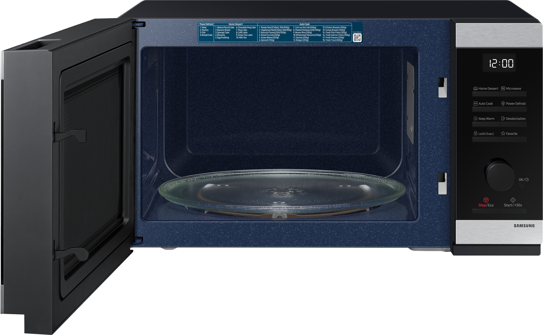 SAMSUNG vrijstaande microgolfoven - 29cm - MS32DG4504ATE1