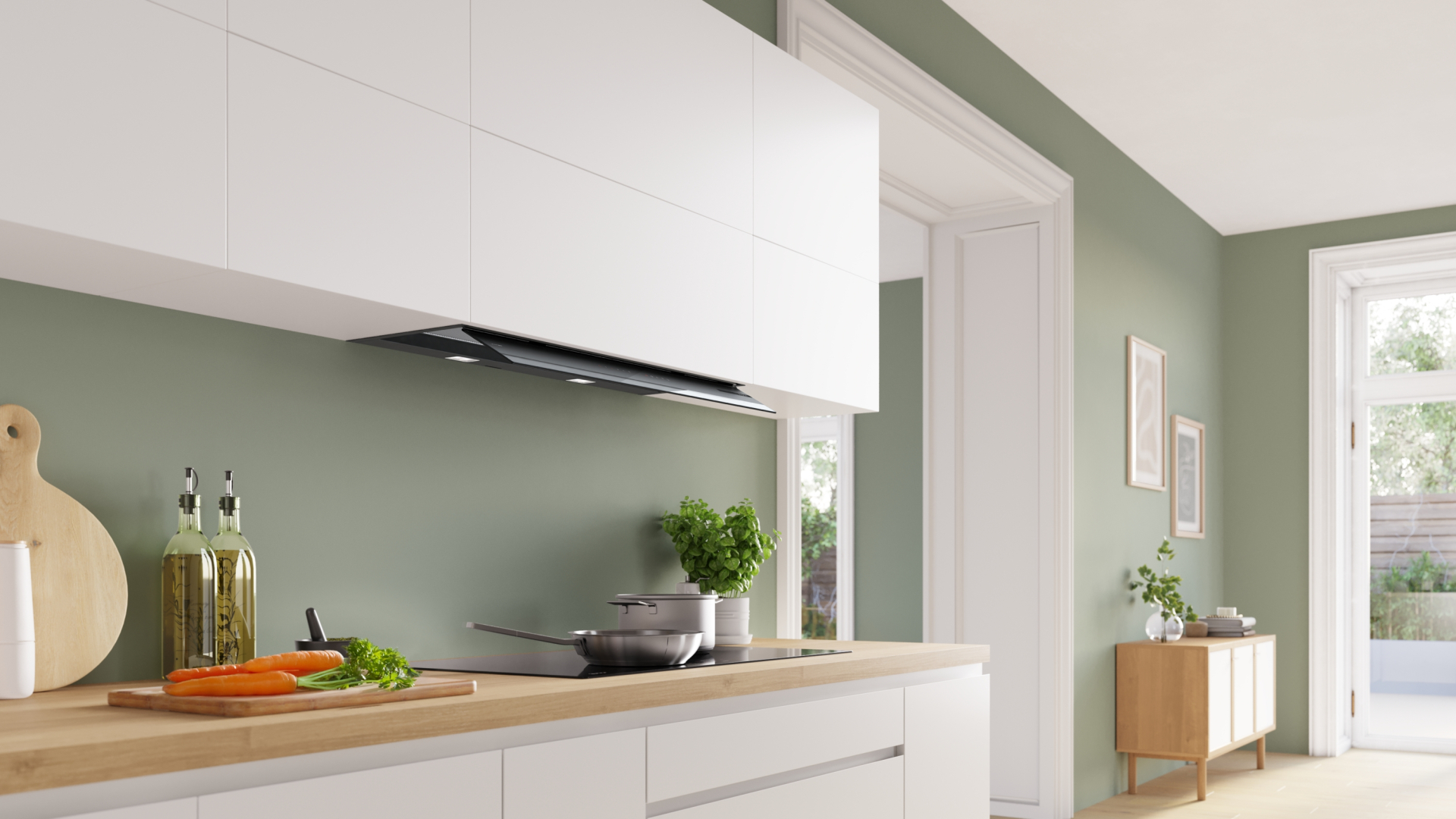 BOSCH SERIE 8 geïntegreerde dampkap - 90cm - DBB99ET65