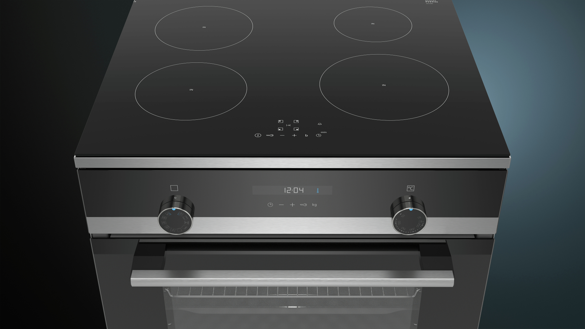 SIEMENS IQ500 fornuis met inductie kookplaat -  - HL9S5E040U