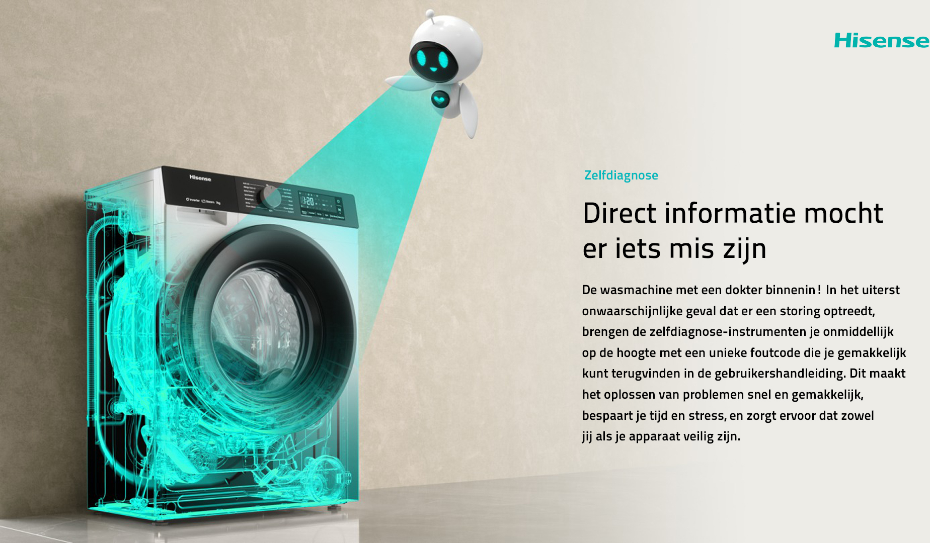 HISENSE wasmachine - WF3S9045BW3/BLX