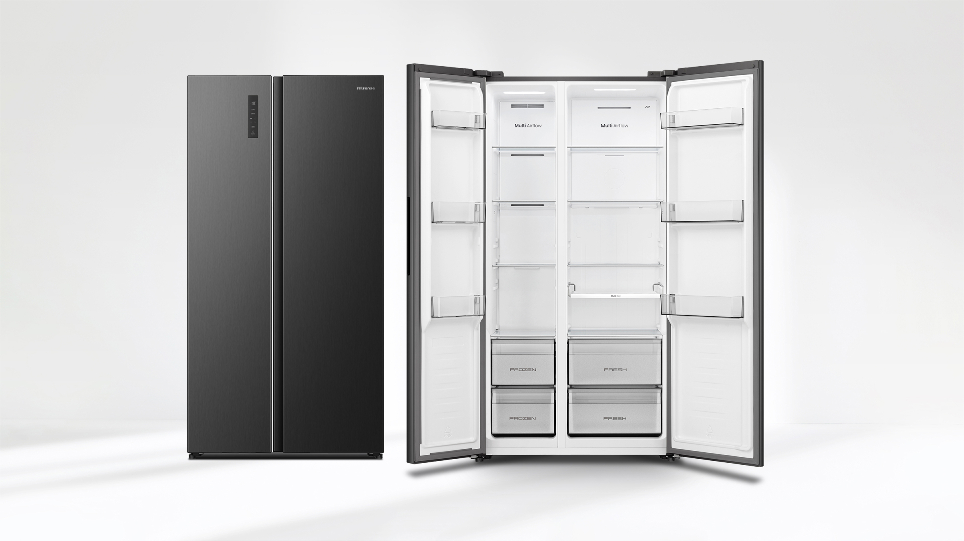 HISENSE side-by-side - 178cm - RS3P558NEFD