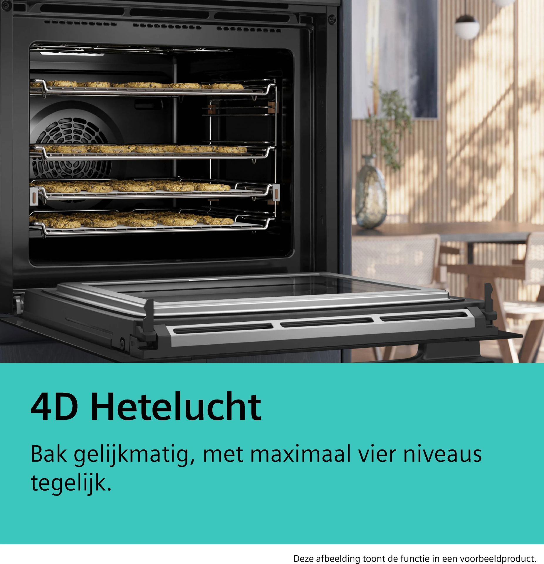 SIEMENS IQ700 multifunctionele oven met microgolfoven - 60cm - HM936GCB1