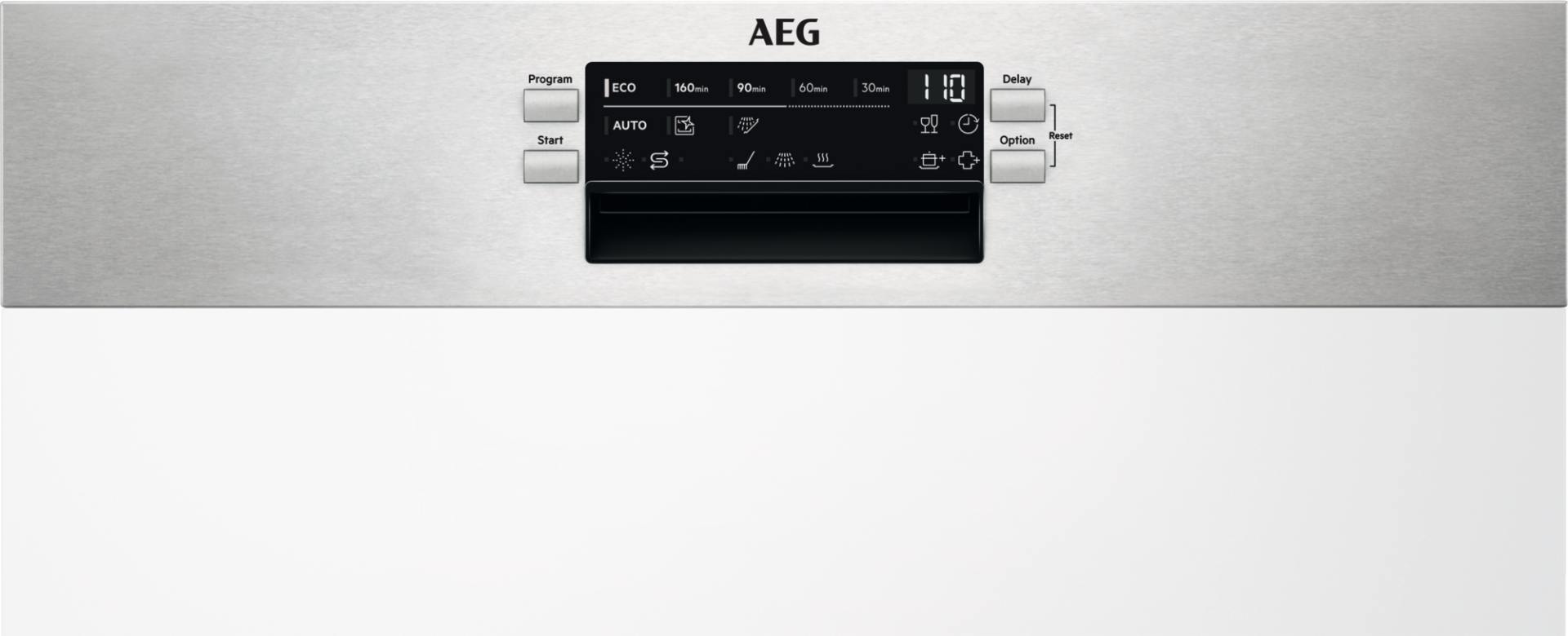 AEG 6000 vaatwasser met bedieningspaneel - FEE53610ZM