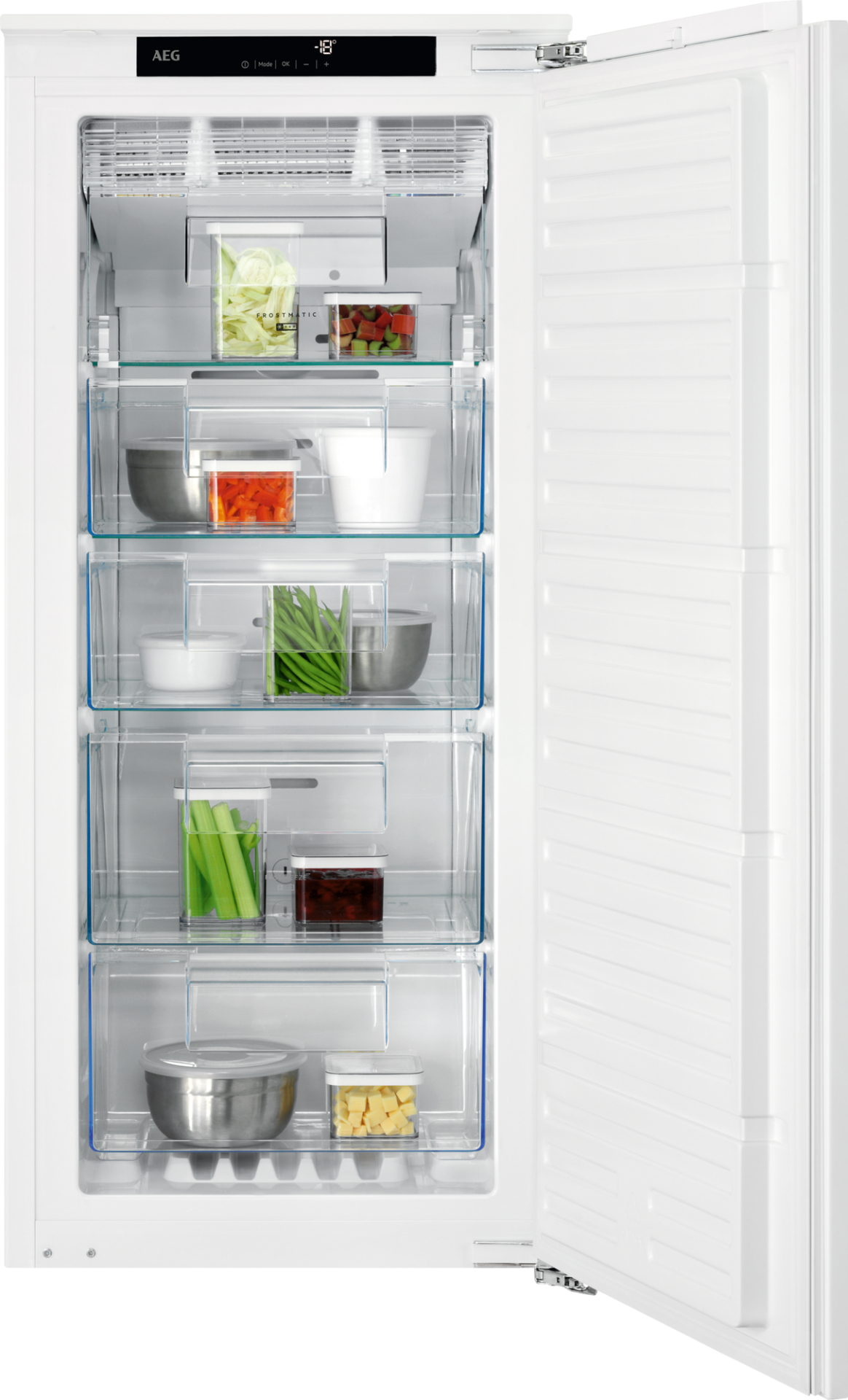 AEG 7000 inbouw vriezer - 122cm - NAB7N12EC
