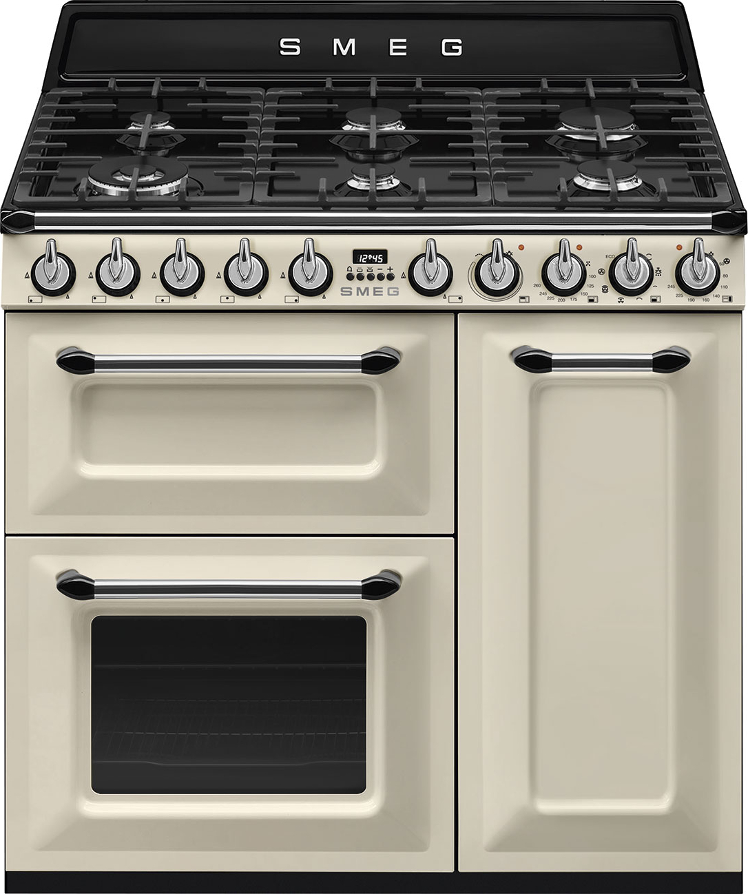 SMEG fornuis met gaskookplaat - 90cm - TR93P