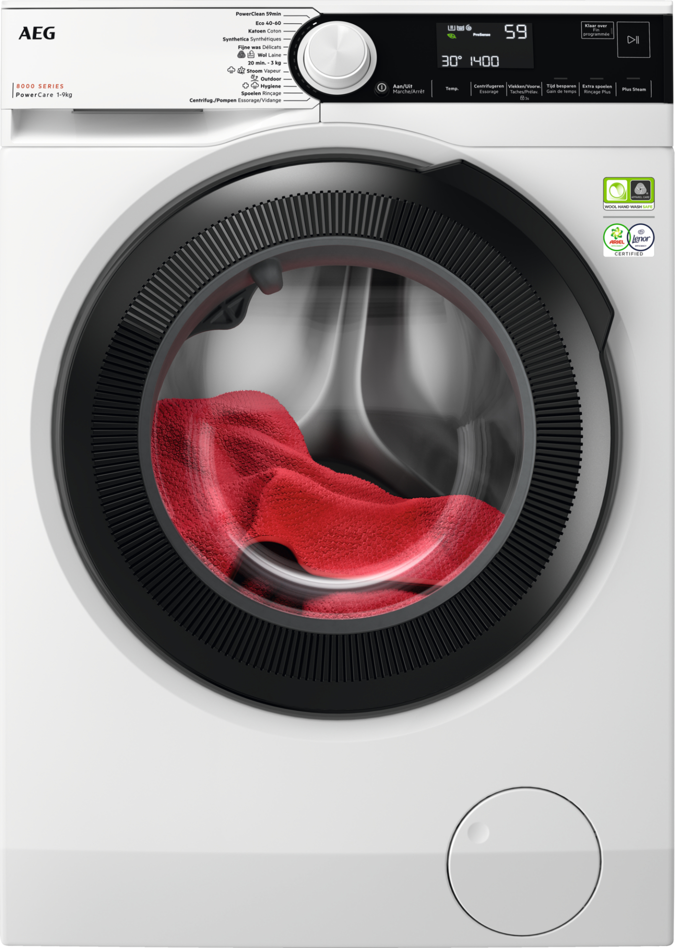 AEG 8000 wasmachine - LR85R944