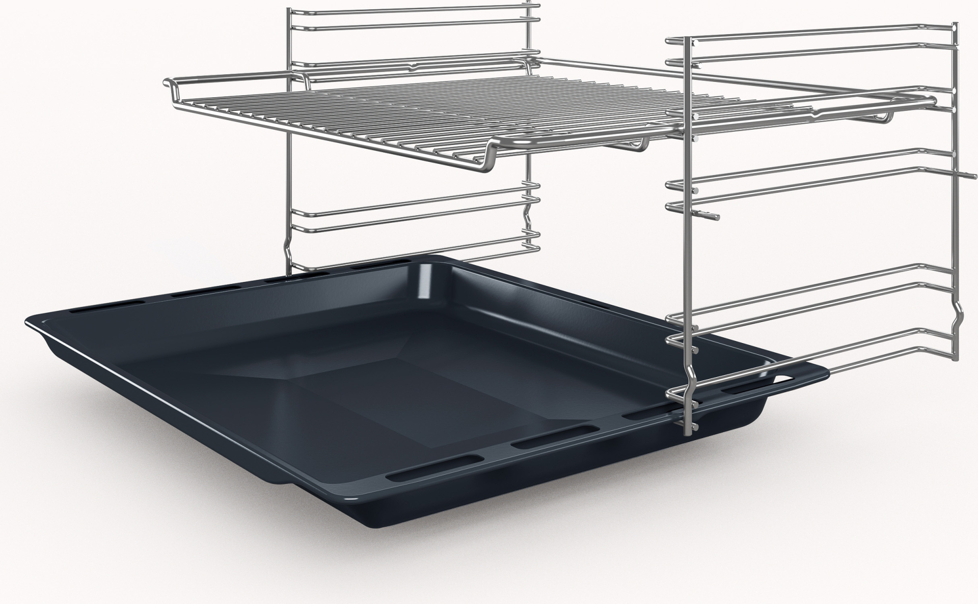 BOSCH SERIE 4 fornuis met inductie kookplaat - 60cm - HLR390020