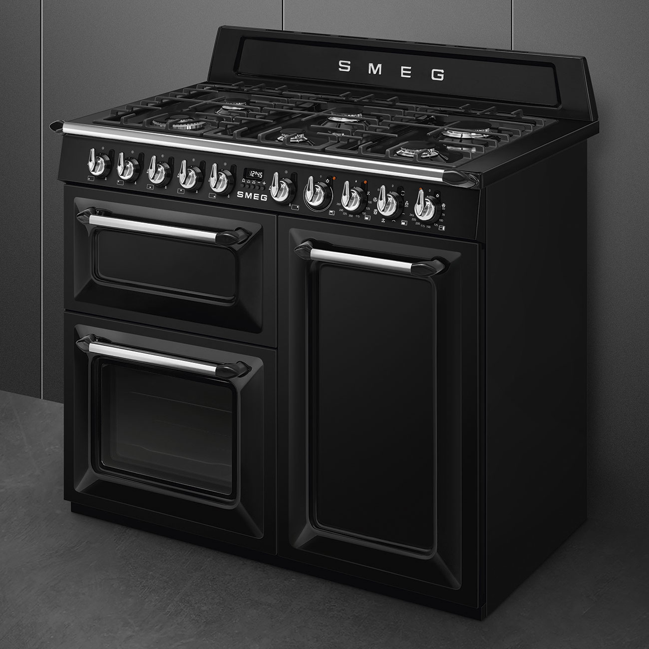 SMEG fornuis met gaskookplaat - 100cm - TR103BL